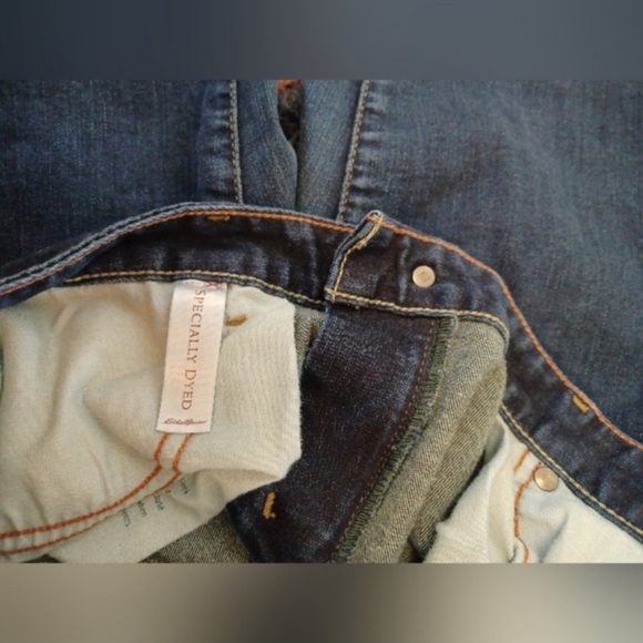 Eddie Bauer Specialy Dyed Straight Blue Jeans - Picture 10 of 12